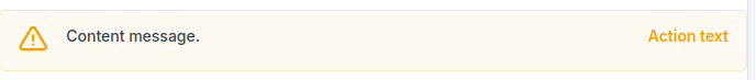 Example with action defined